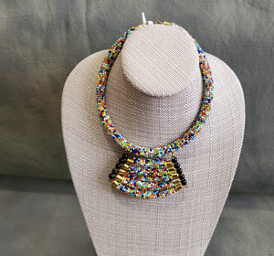 Kenyan beaded necklace