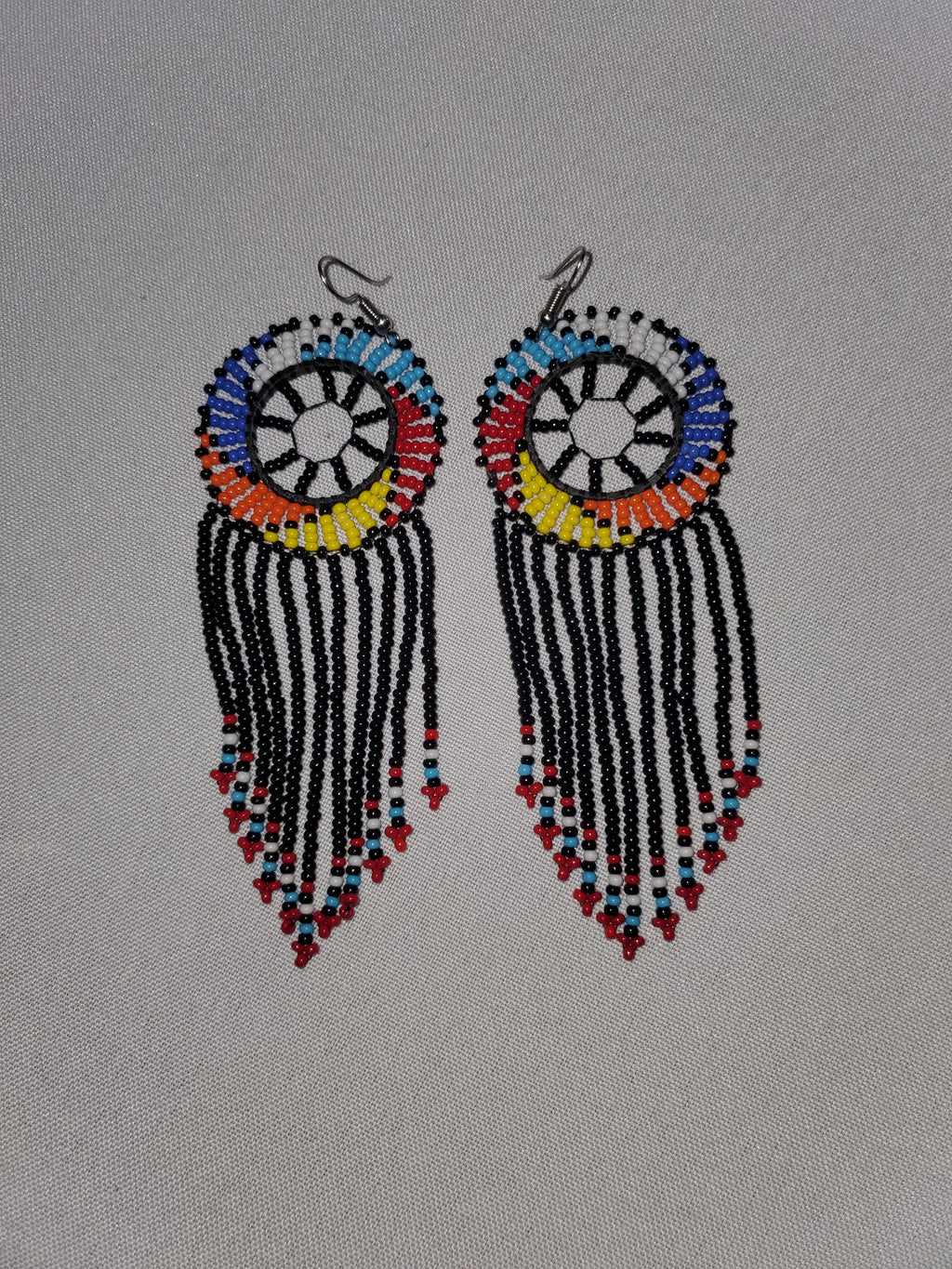 Beaded Earring-Black