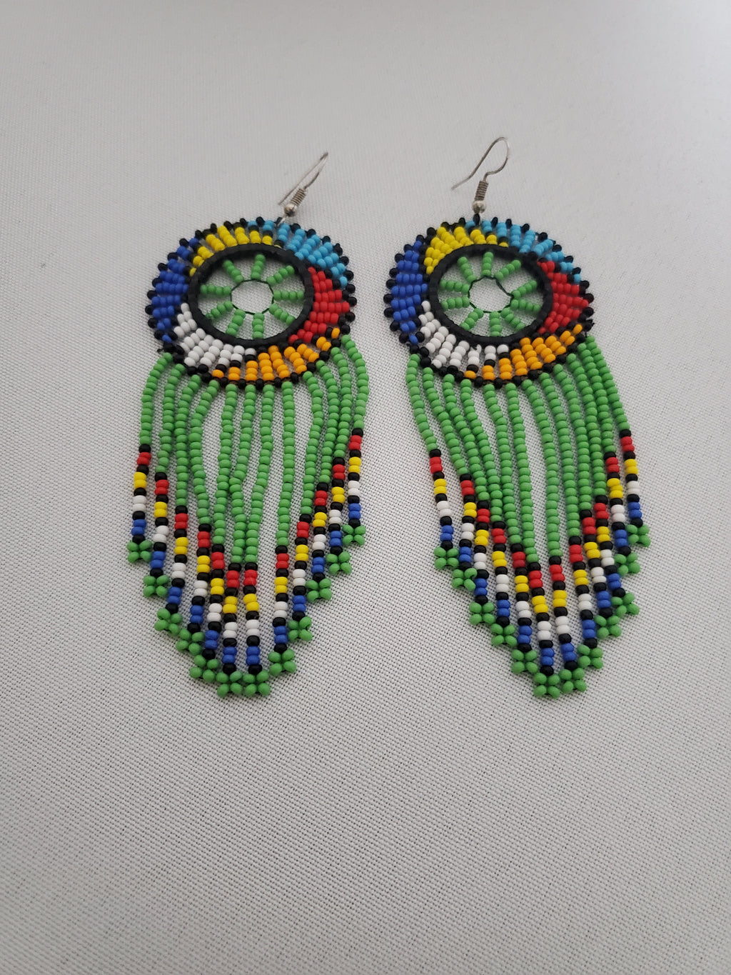 Beaded Earring-Green