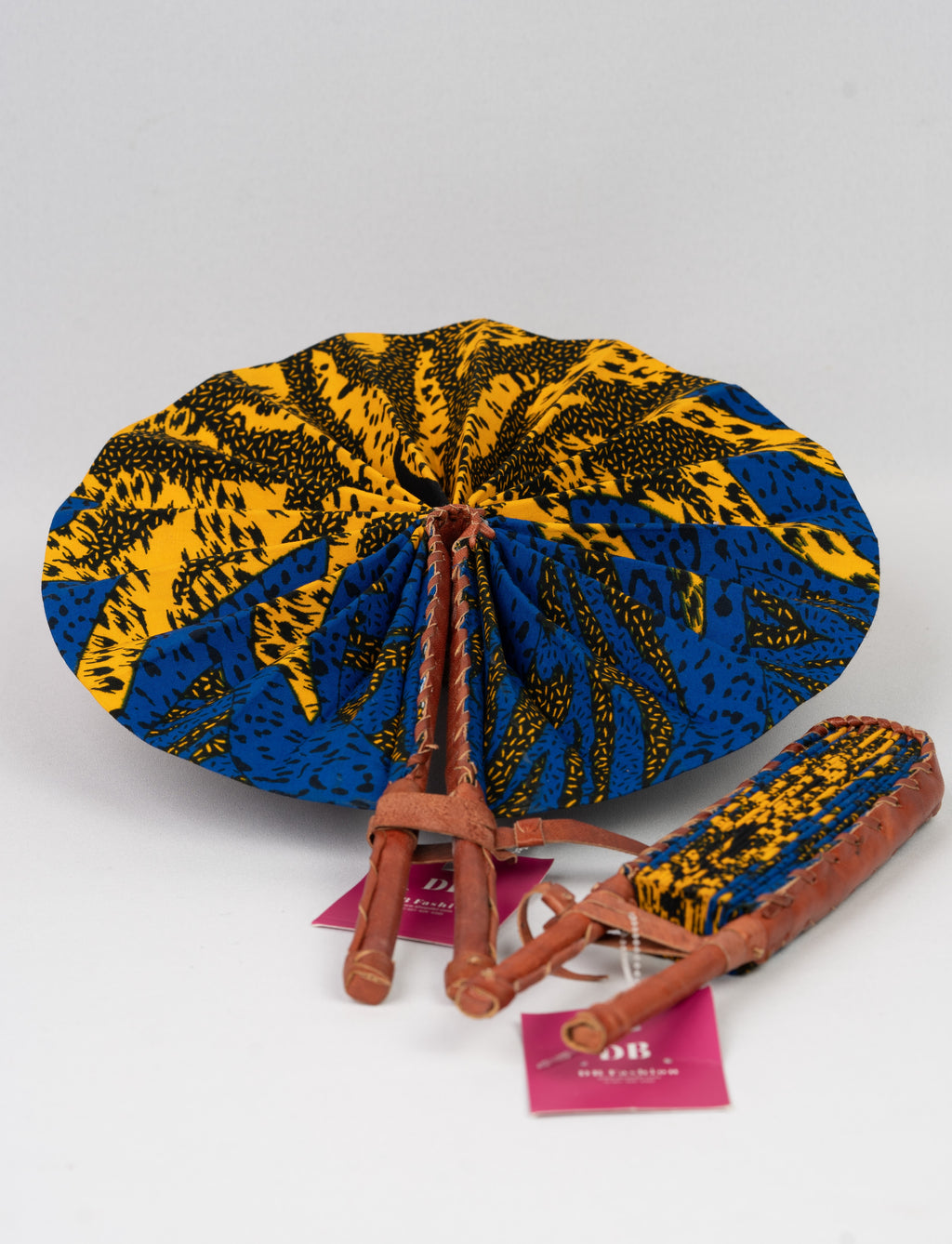 Colorful Ankra Print handmade Fan