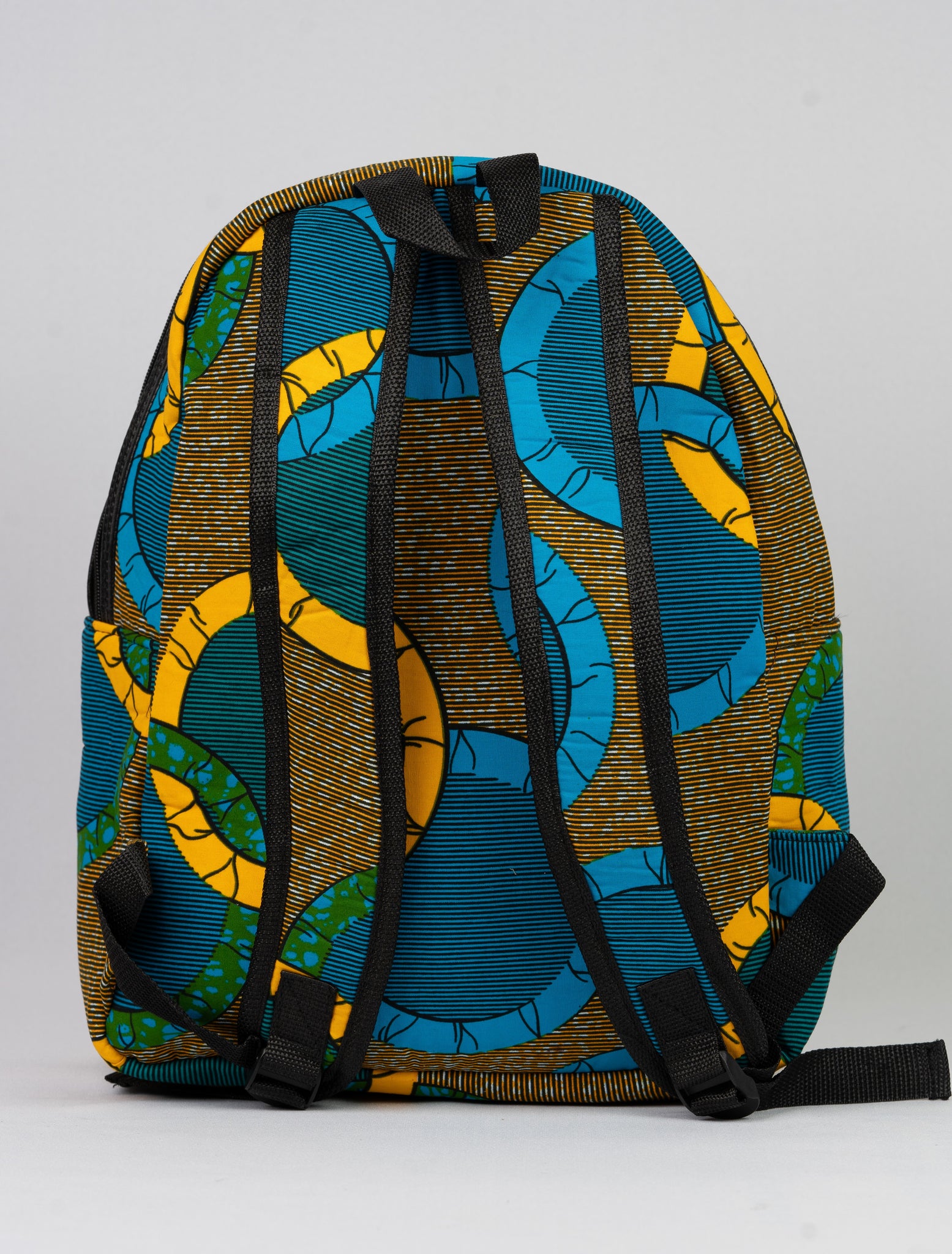 African Print Backpack