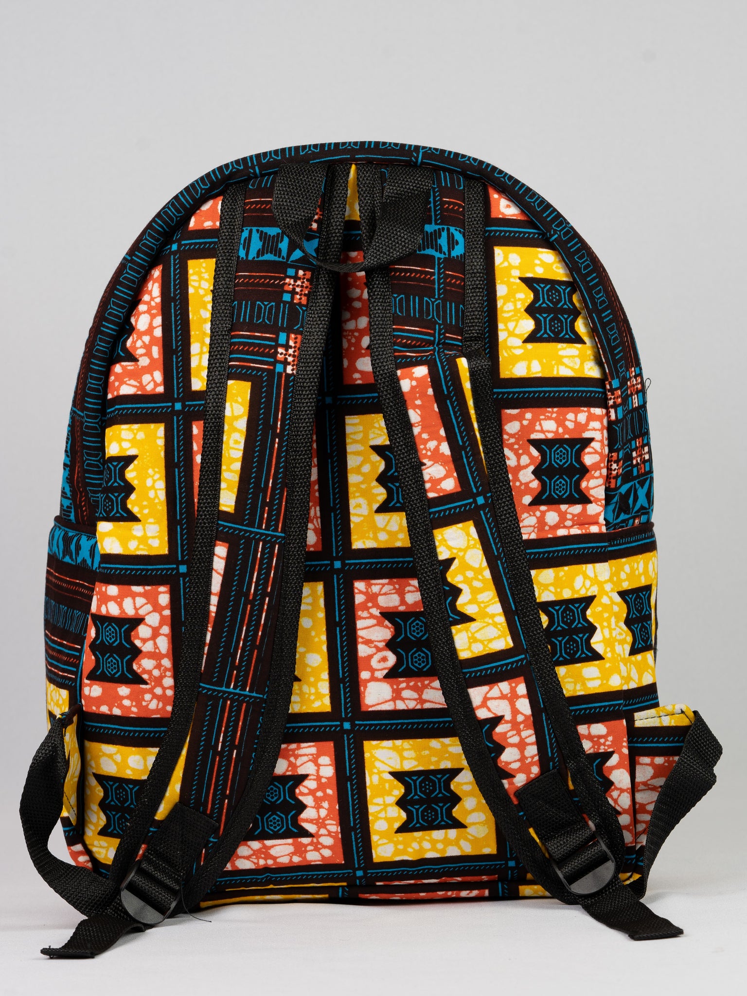 African Print Backpack