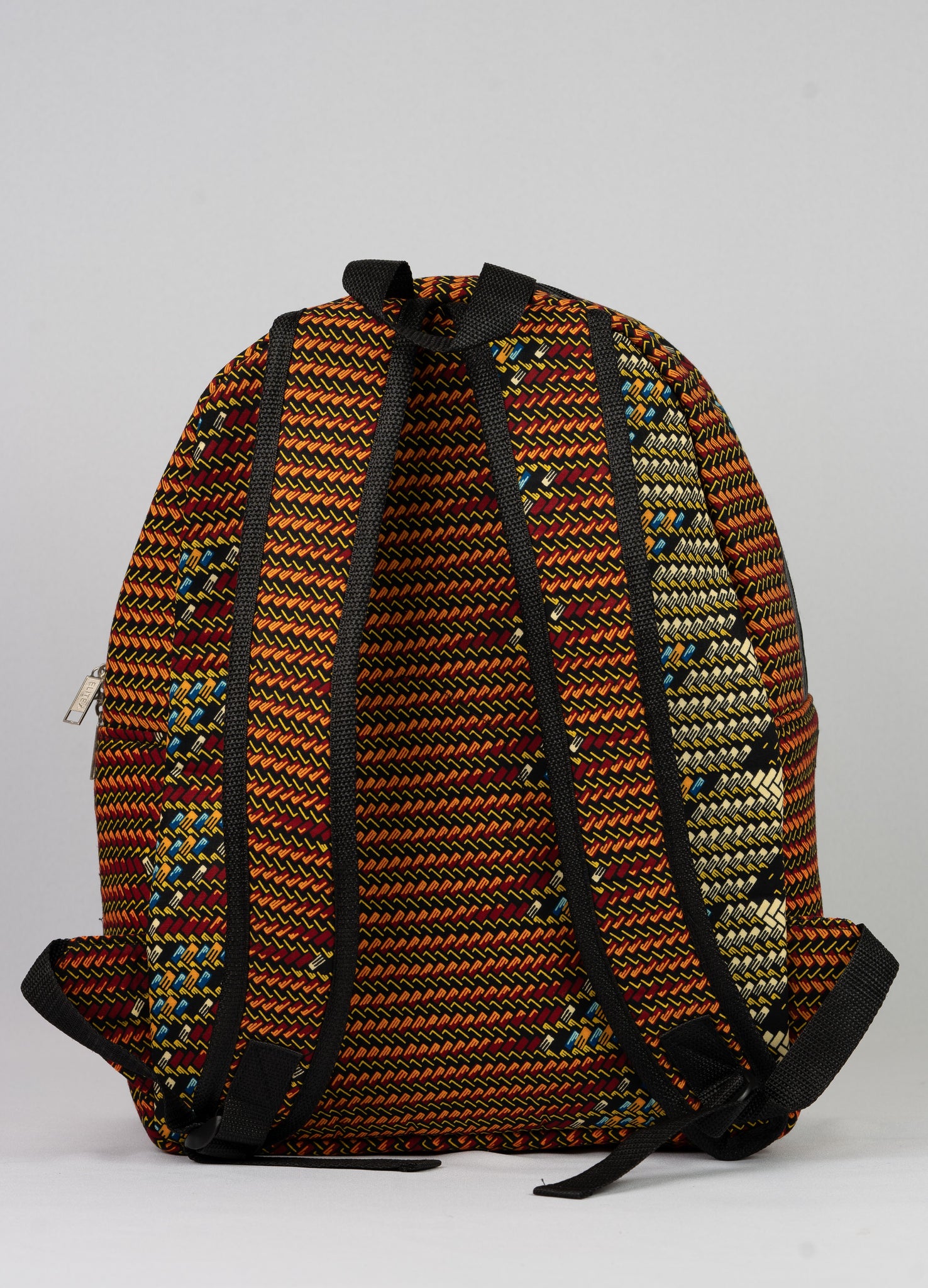 African Print Backpack