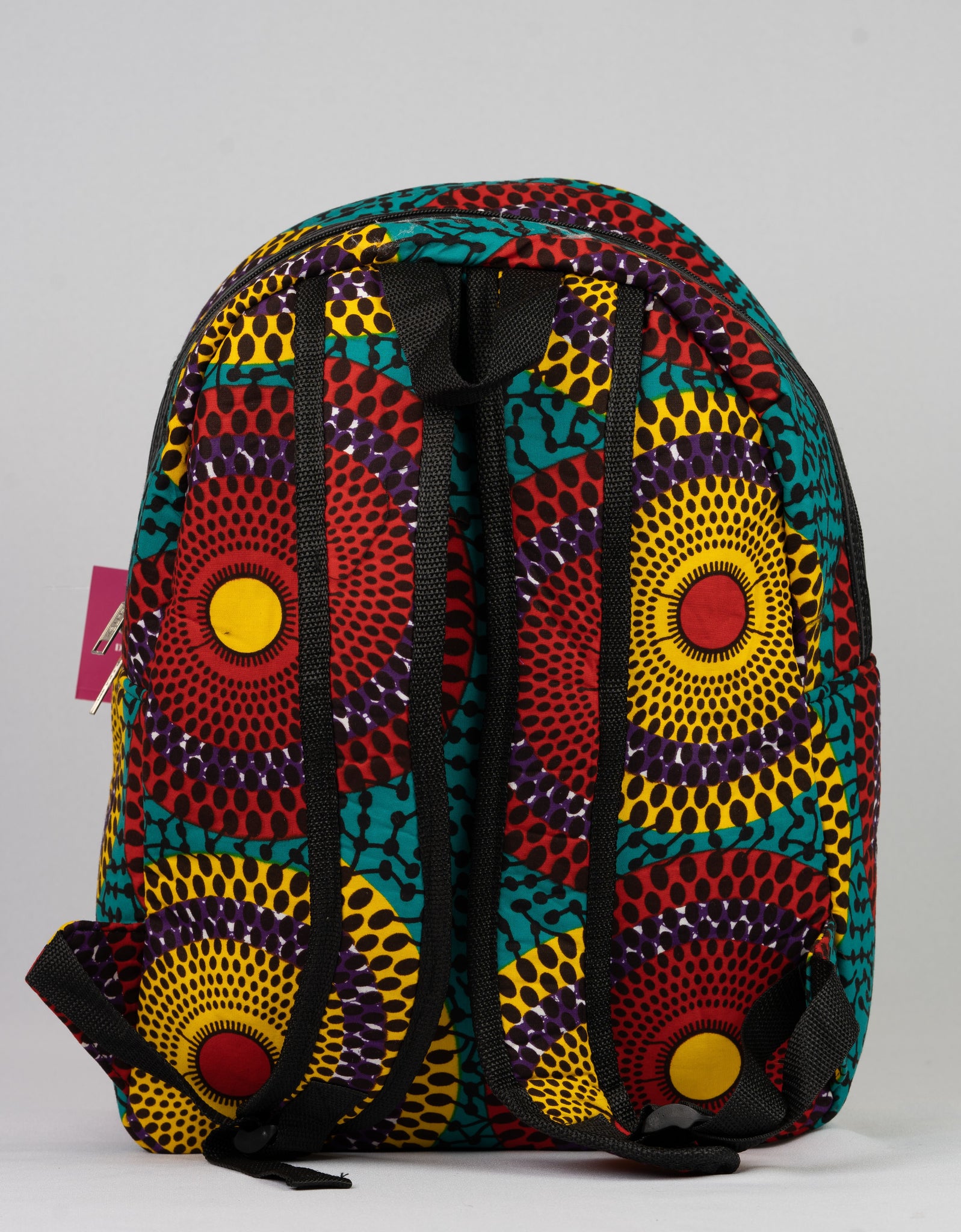 African Print Backpack