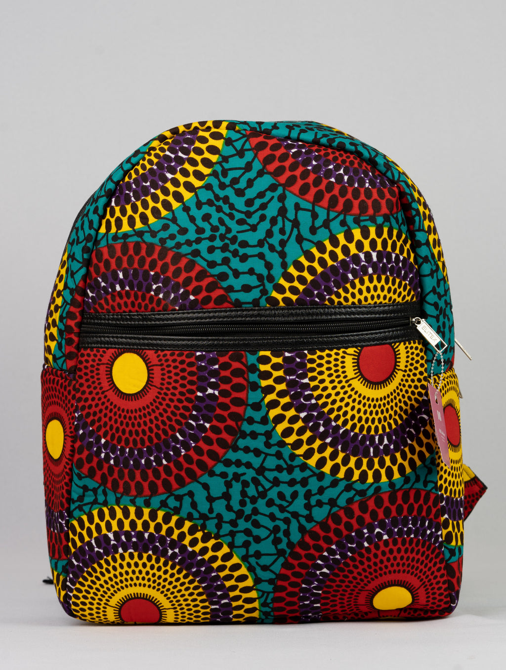 African Print Backpack