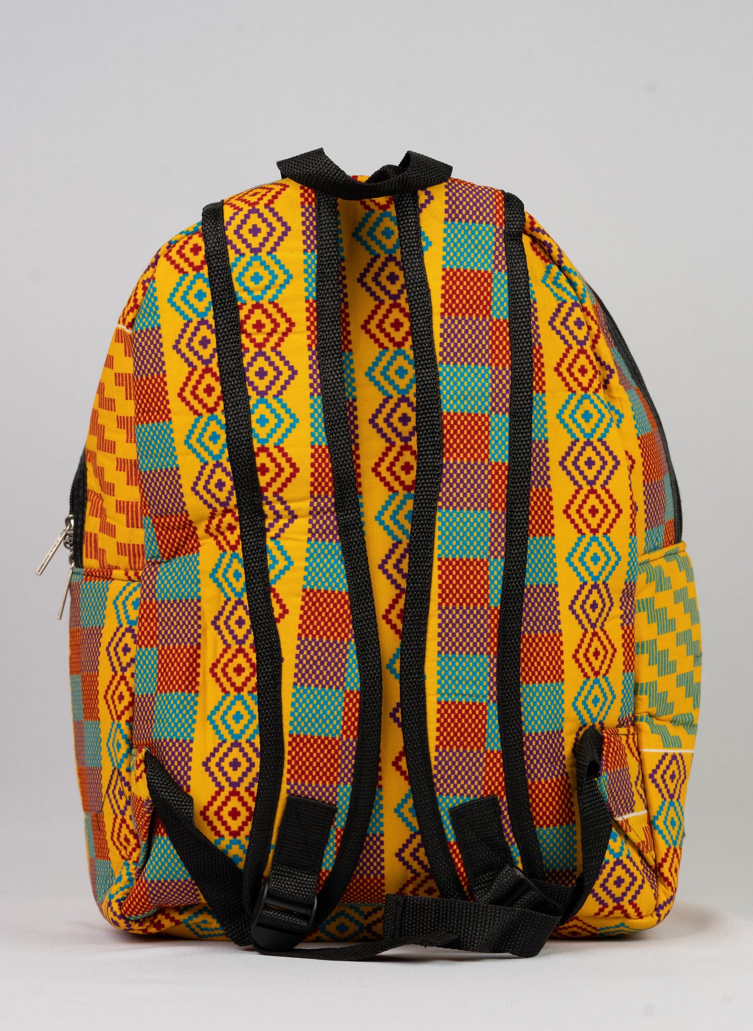 African Print Backpack