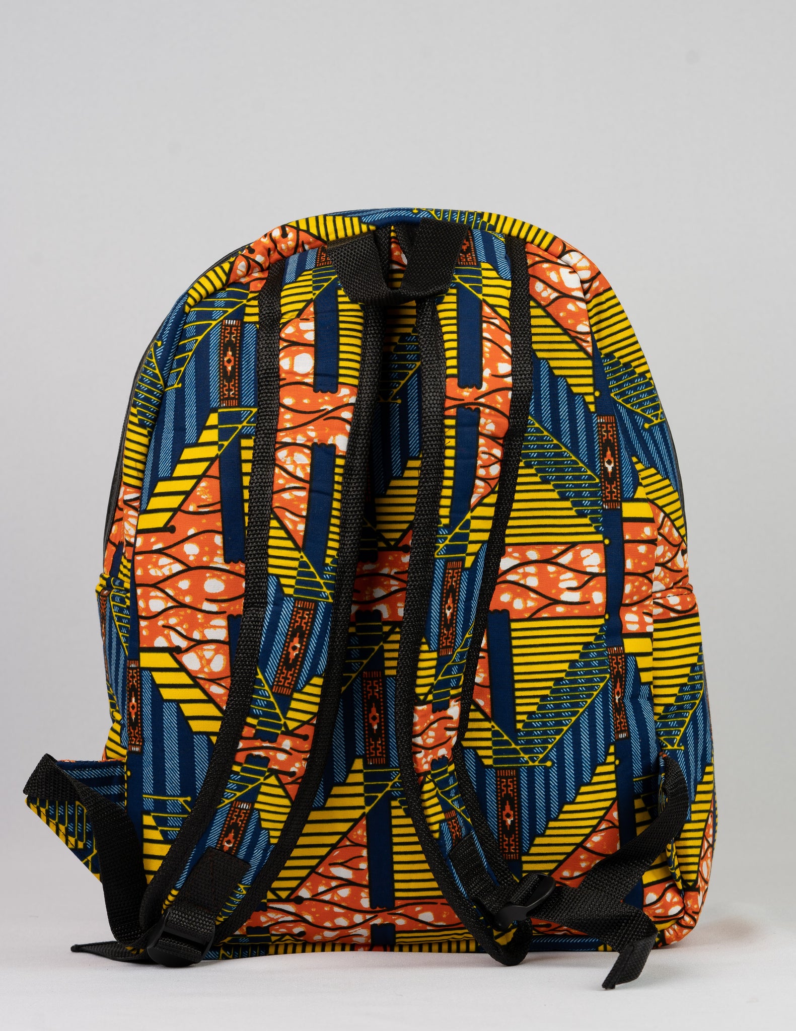 African Print Backpack