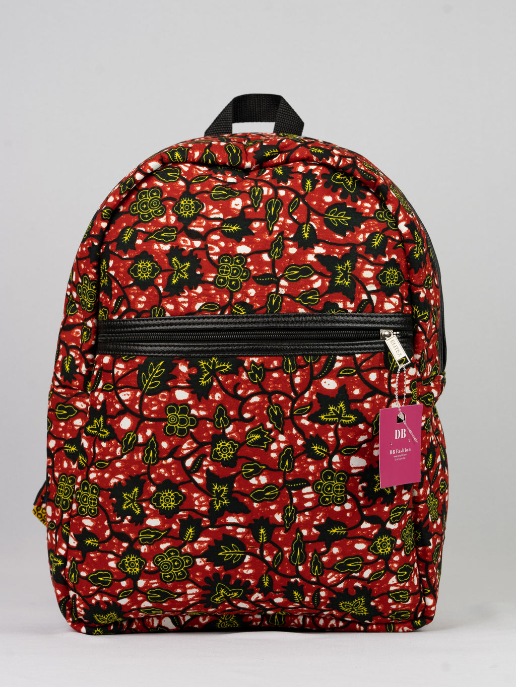 African Print Backpack