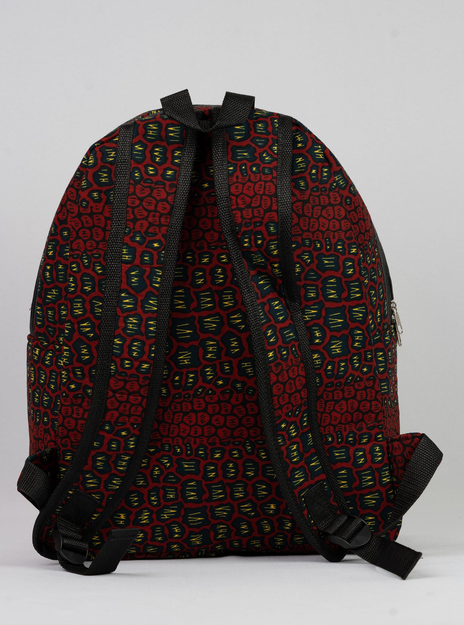 African Print Backpack