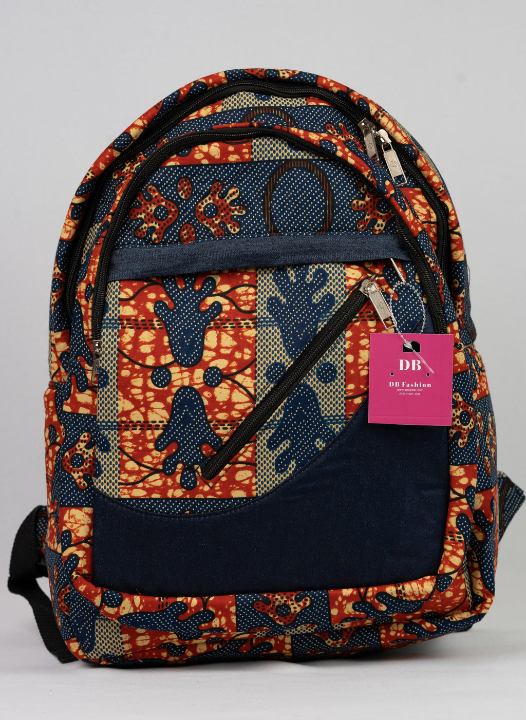 Africa Print Backpack