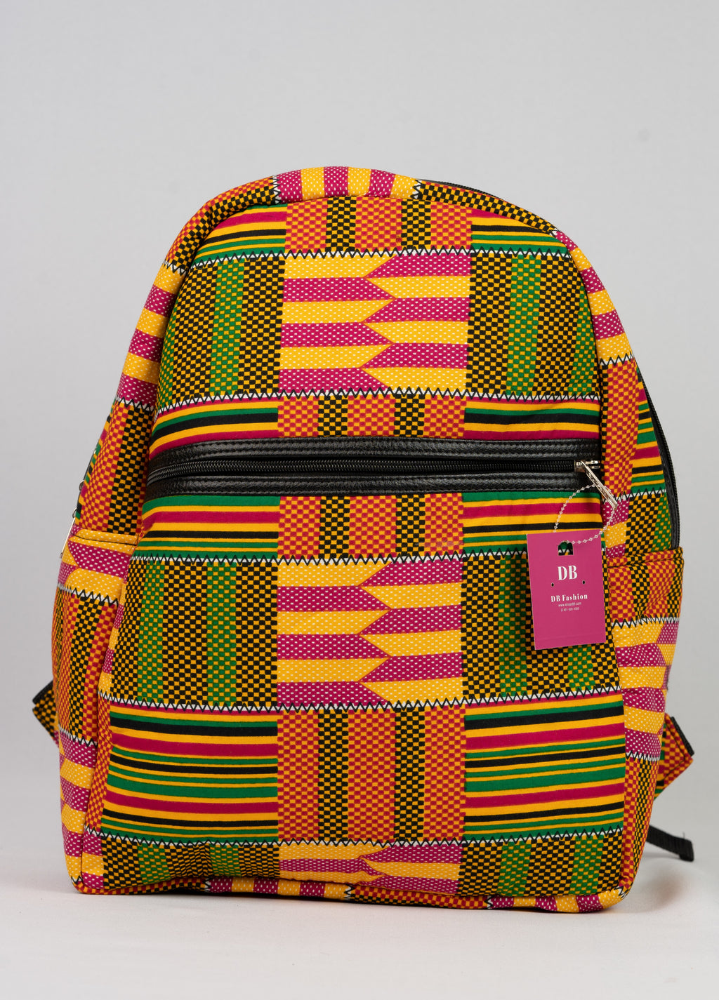 African Print Backpack