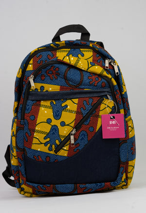 Africa Print Backpack