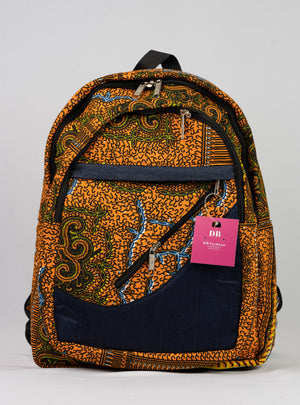 Africa Print Backpack