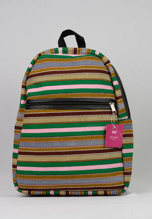 African Print Backpack