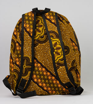 African Print Backpack