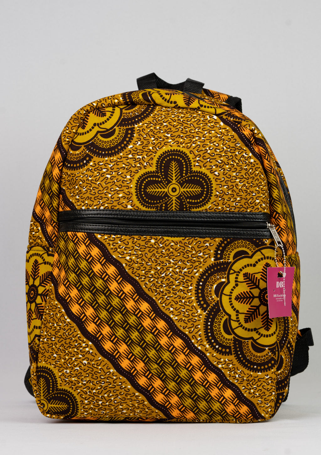 African Print Backpack