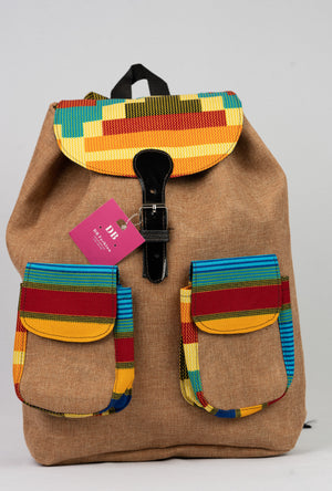 African Handmade Backpack