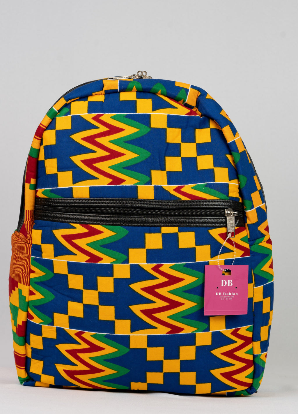 African Print Backpack