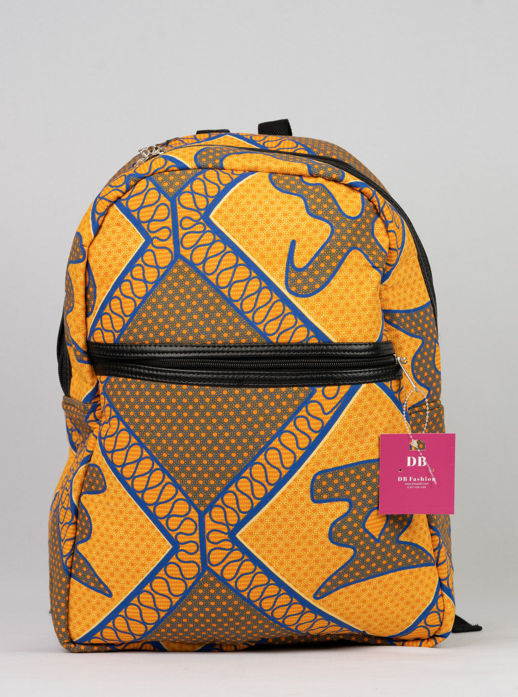 African Print Backpack