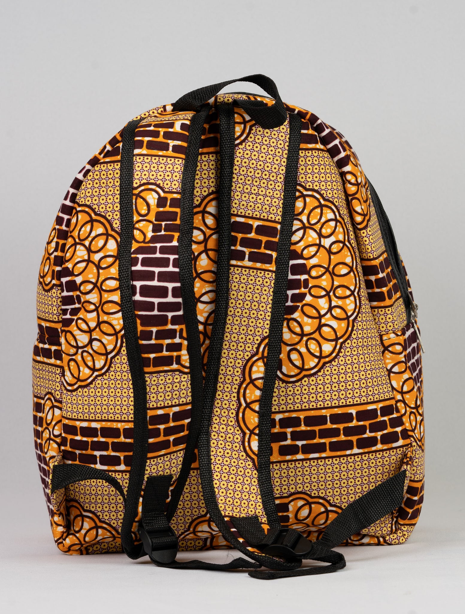 African Print Backpack