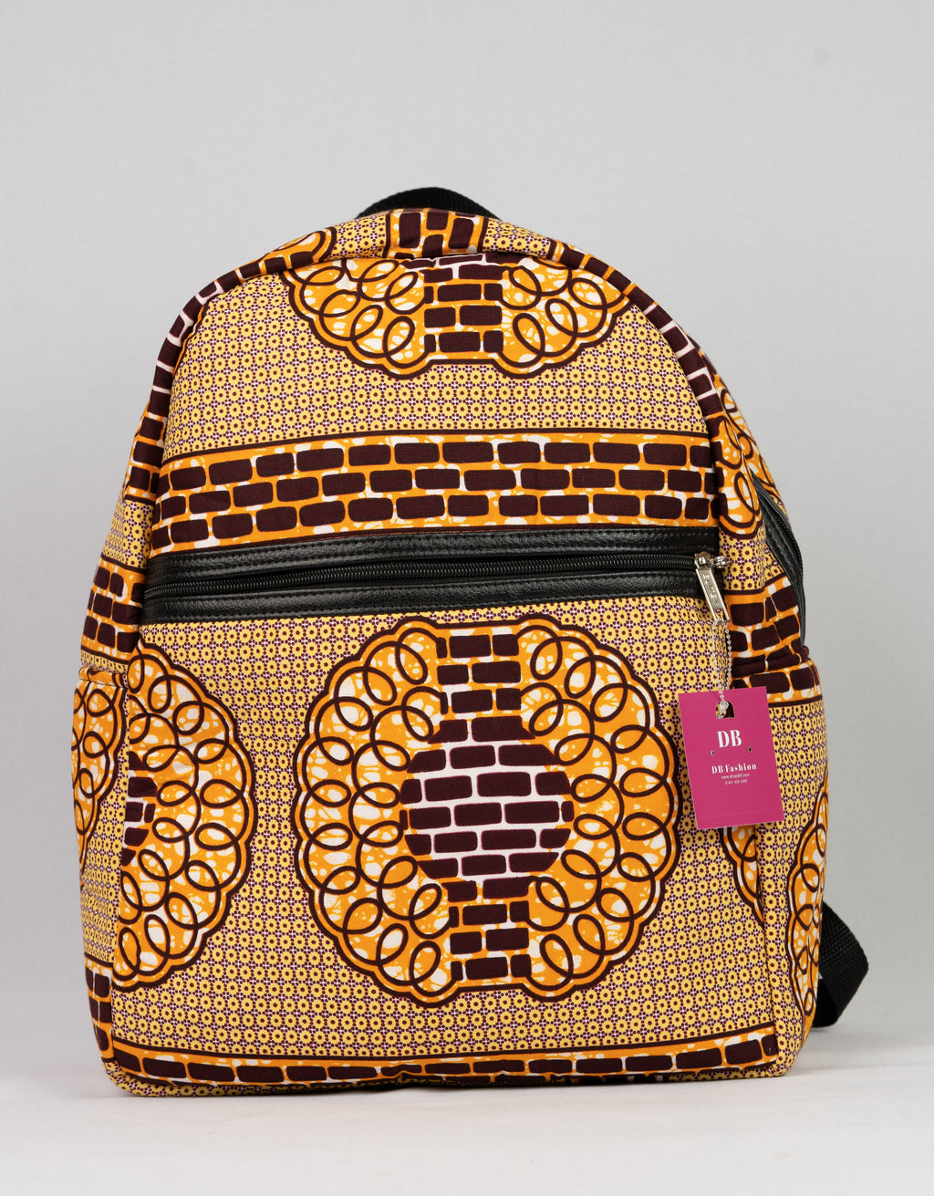 African Print Backpack