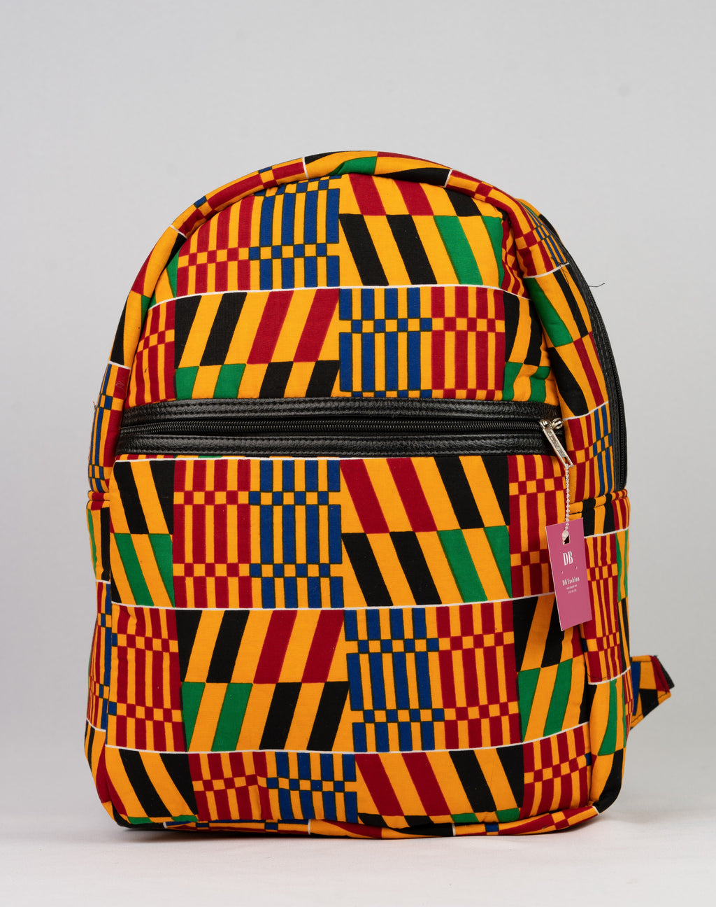 African Print Backpack