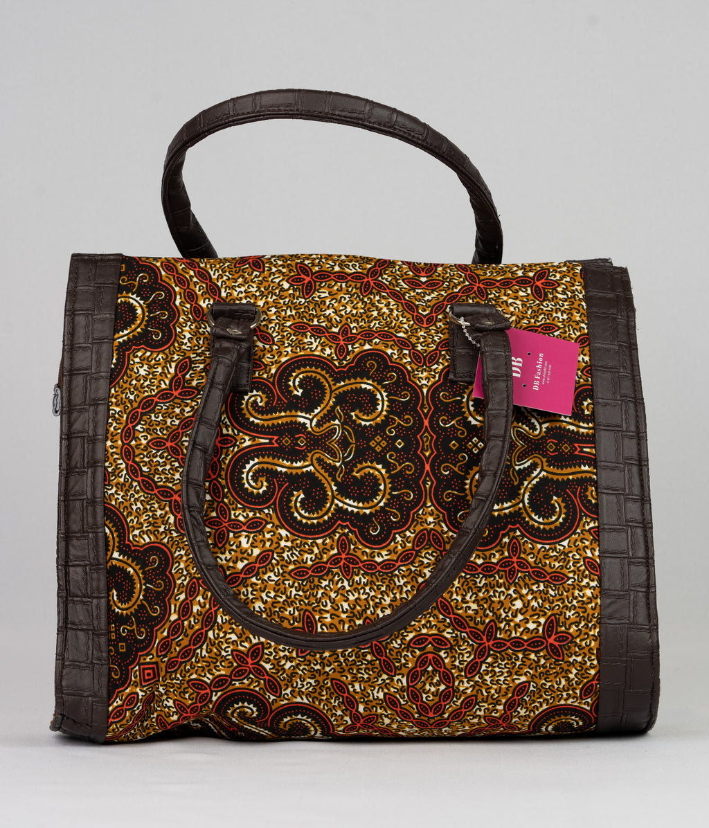 DB African Print Handbag