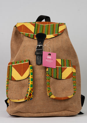 African Handmade Backpack