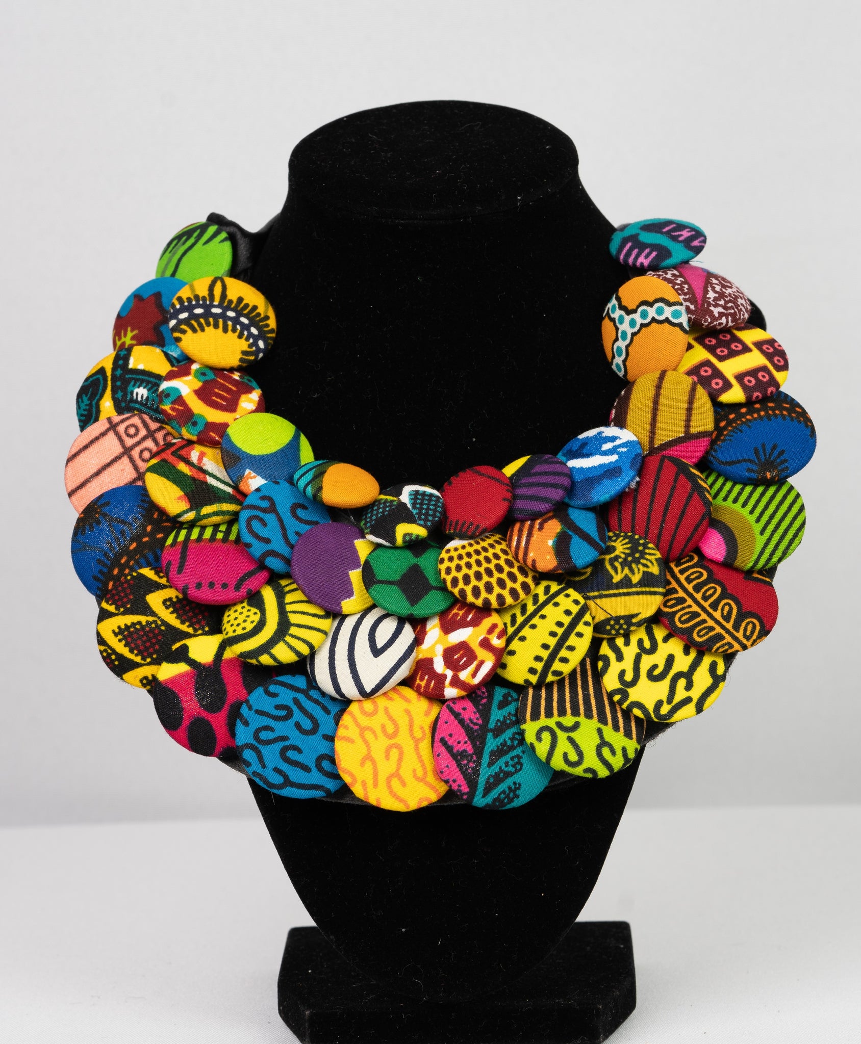 Odo African print  necklace