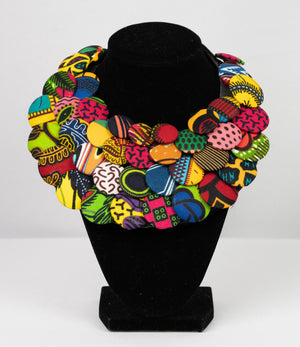 Odo African print  necklace