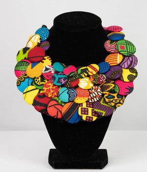 Odo African print  necklace