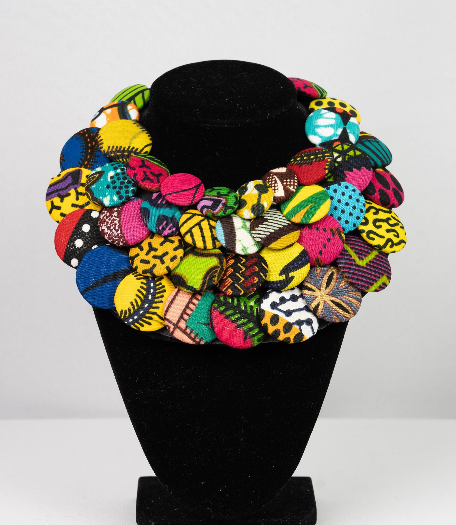 Odo African print  necklace