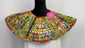 African Print  Cape  Necklace