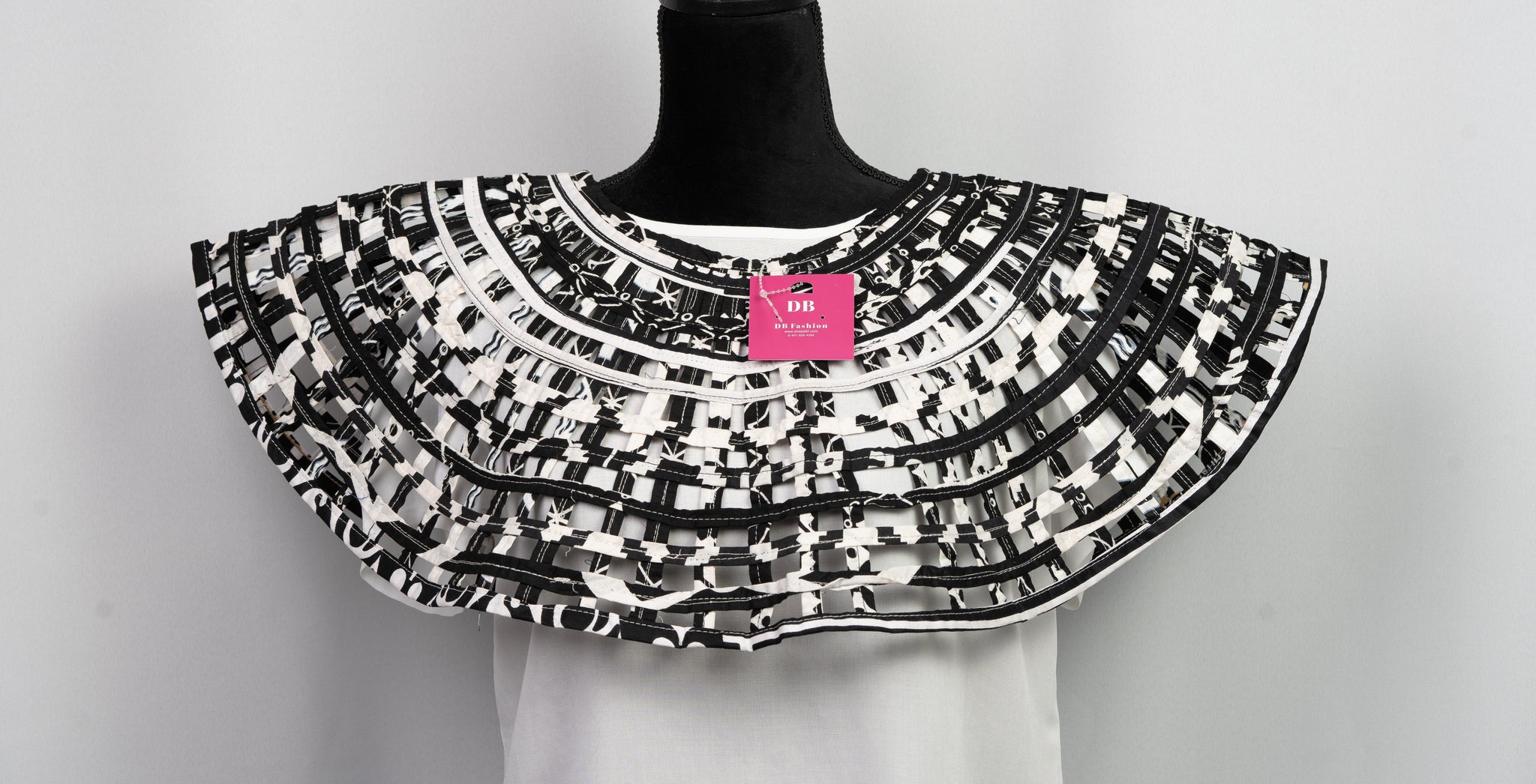 African Print  Cape  Necklace