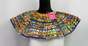 African Print  Cape  Necklace