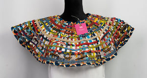 African Print  Cape  Necklace