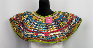 African Print  Cape  Necklace