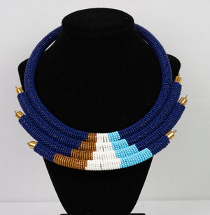 African Beaded Necklaces, African beaded jewelry, Maasai necklace, Zulu necklace, Beaded necklace, African necklace