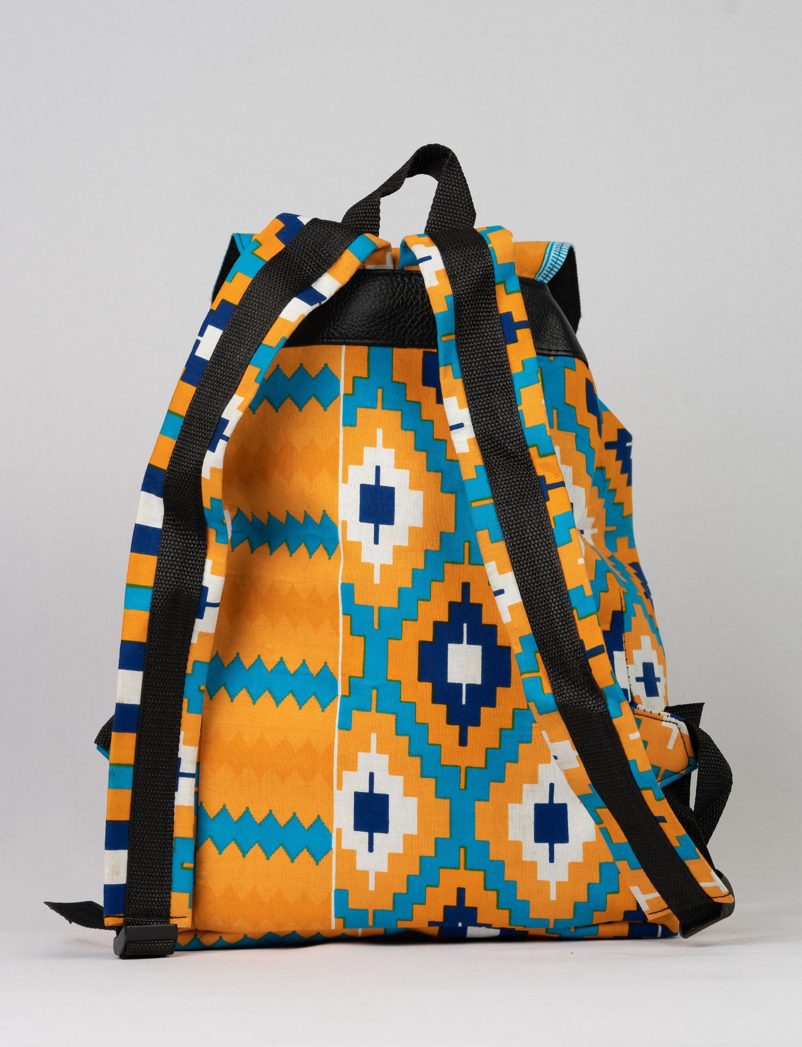 African Print Backpack