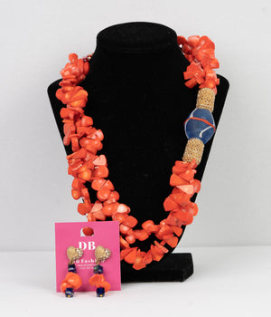 African  Beaded Jewelry set