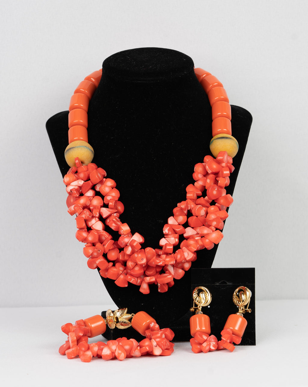 African  Beaded Jewelry set